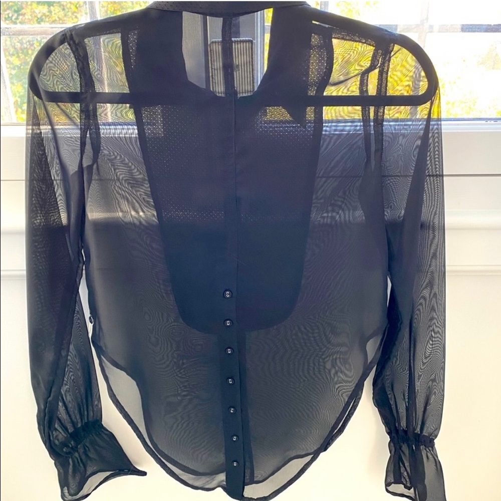 One Teaspoon Sheer Blouse XS